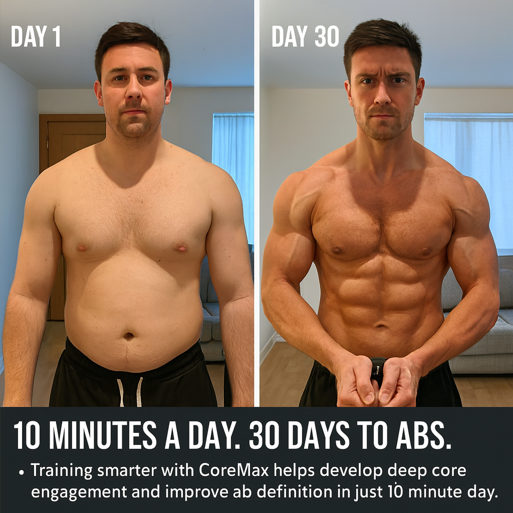 CoreMax Ab Roller + Free Knee Pad