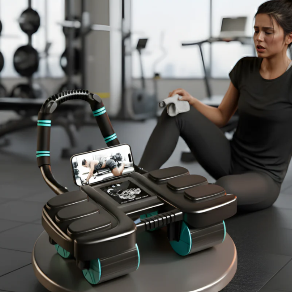 CoreMax Ab Roller + Free Knee Pad