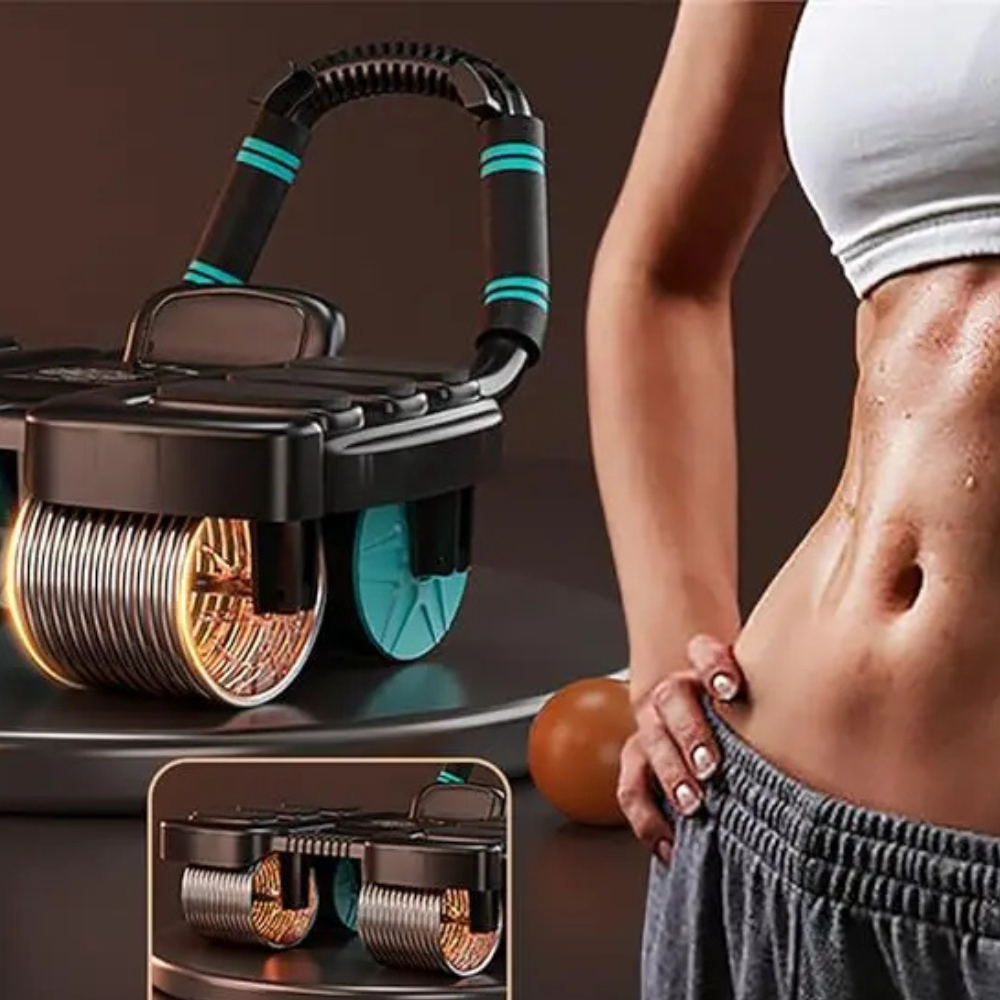 CoreMax Ab Roller + Free Knee Pad