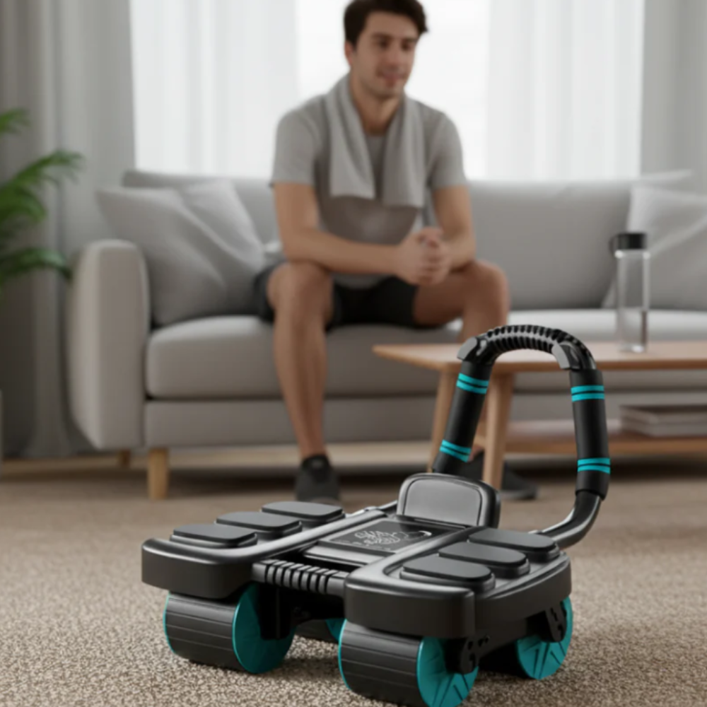 CoreMax Ab Roller + Free Knee Pad