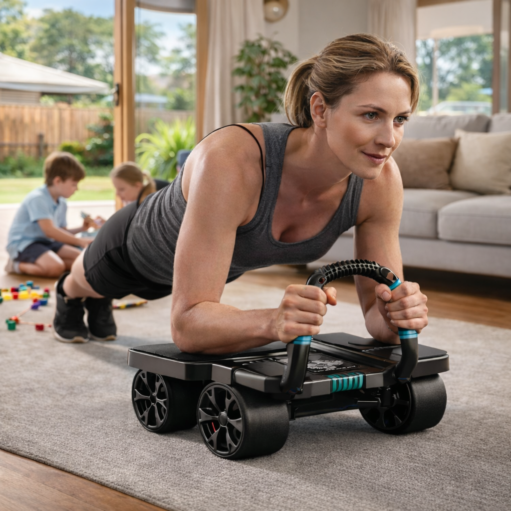 CoreMax Ab Roller + Free Knee Pad